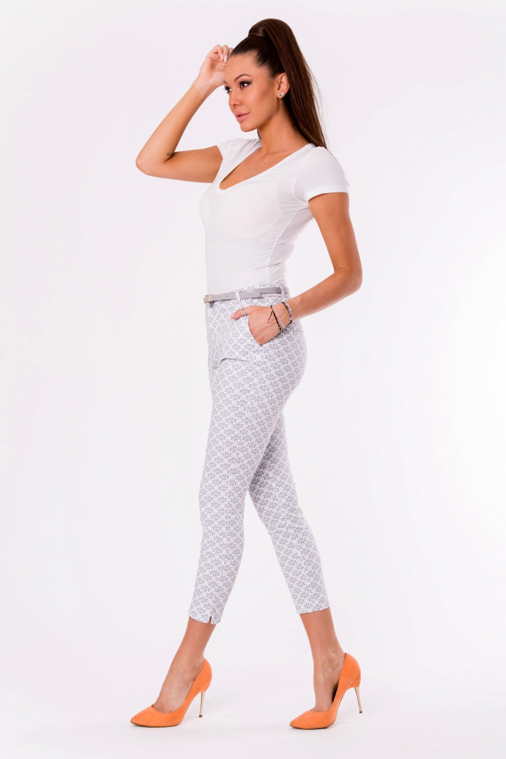 TROUSERS+BELT -GREY 48012-1-2