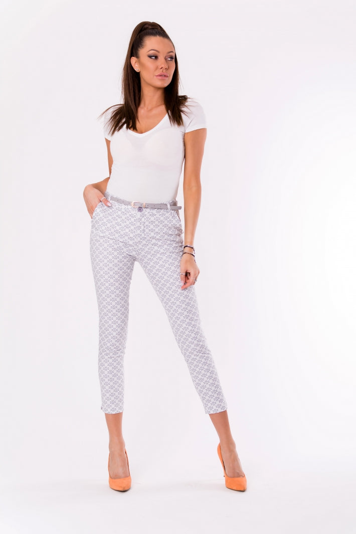 TROUSERS+BELT -GREY 48012-1-4