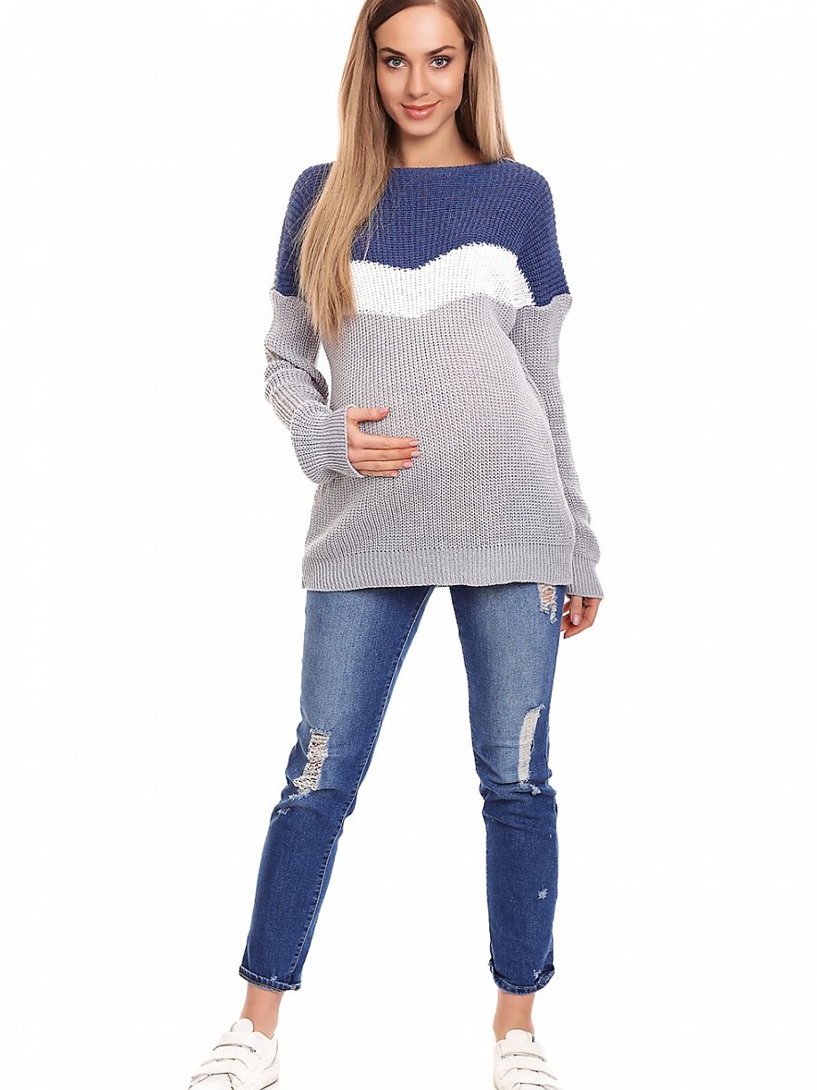 Pregnancy sweater model 132024 PeeKaBoo-1